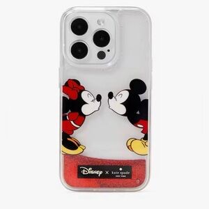 Kate Spade New York Minnie Mouse Glitter Liquid Case